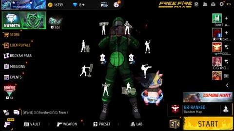 Garena Free Fire Gameplay. Hacker like gameplay