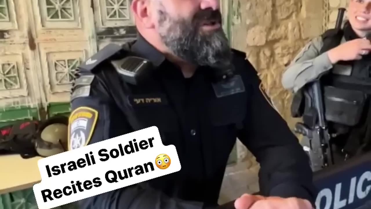 Israeli Soldier Recites Quran! 😳 #shorts