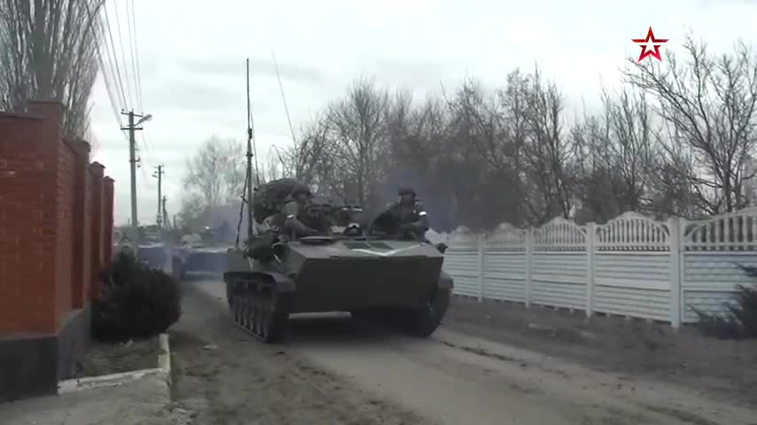 March of the Airborne Forces unit to the area where tasks were performed during a special operation