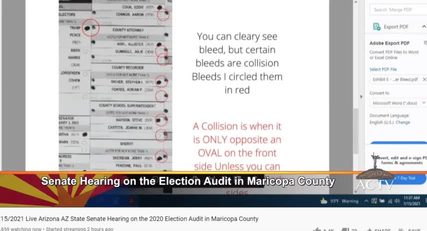 Audit Team CAUGHT THEM! Ballots were on WRONG PAPER STOCK -- SUPPORTS SHARPIEGATE!