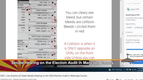 Audit Team CAUGHT THEM! Ballots were on WRONG PAPER STOCK -- SUPPORTS SHARPIEGATE!