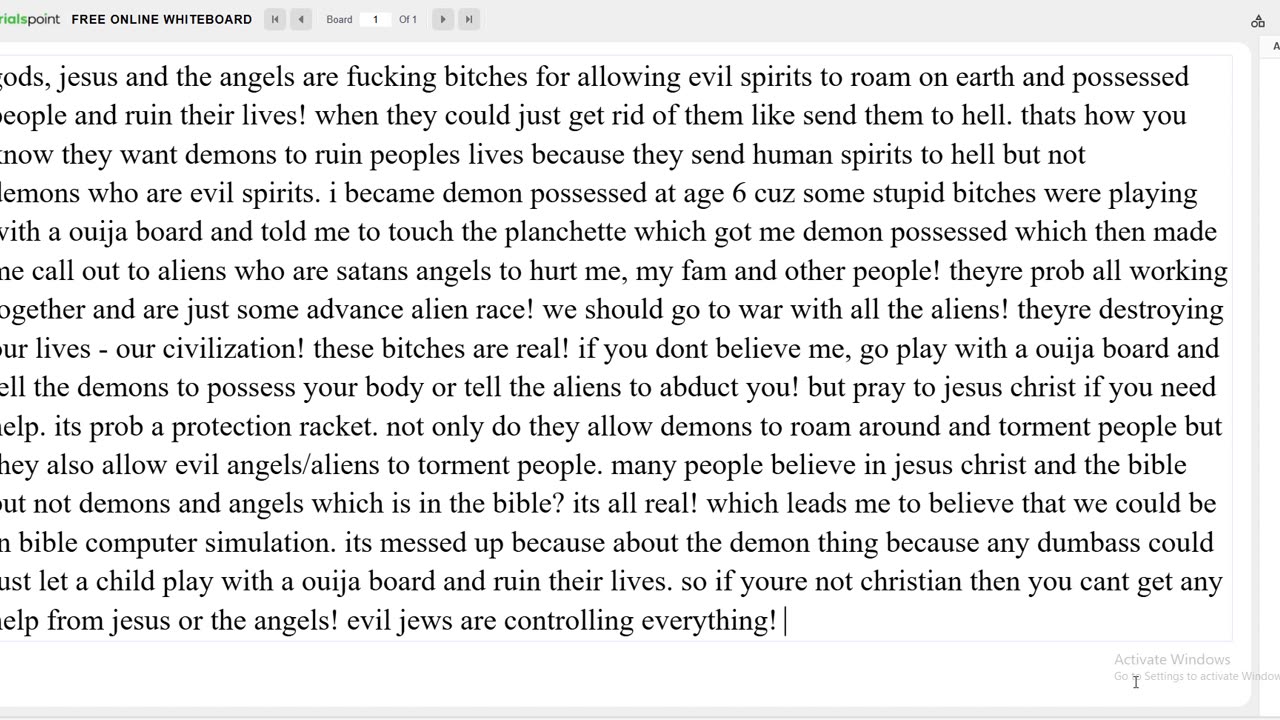 why god, jesus and the angels are evil bitches!