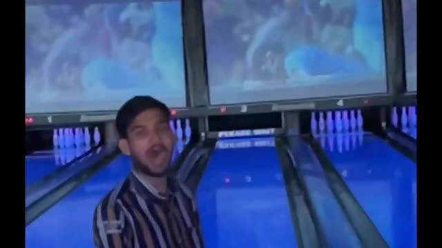 Sam amazing bowling video