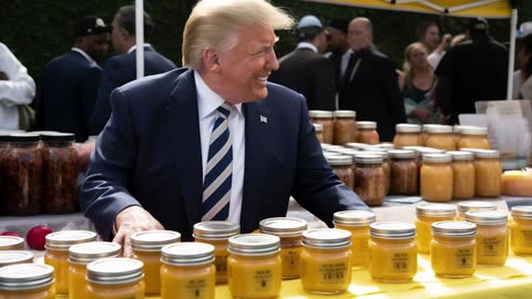 Donald Trump & Joe Biden Vending at Saturday Market