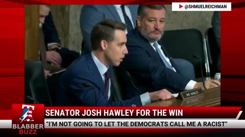 Senator Josh Hawley For The Win