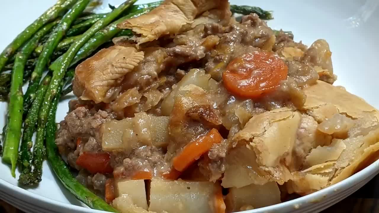 Tammy's Beef Pot Pie, Old Fashioned Simple Ingredient Cooking