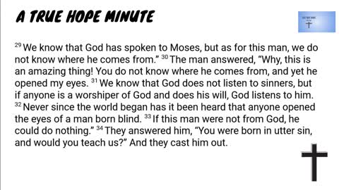 2-24-21 A True Hope Minute Challenging the Status Quo. Cancel Culture