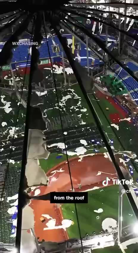 Tropicana field damage