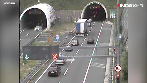 Opasno kršenje prometnih regulacija na autocesti