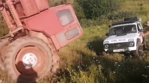 Truck handstand goes wrong