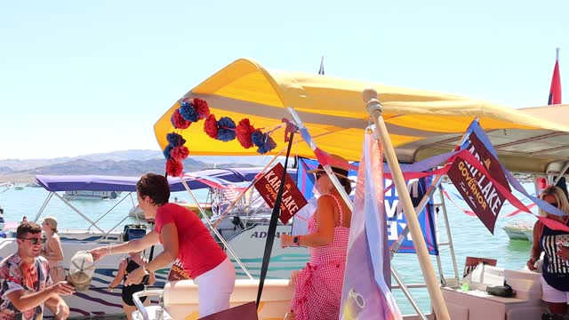 MAAP Media Coverage at Lake Havasu, Boat Parade for both