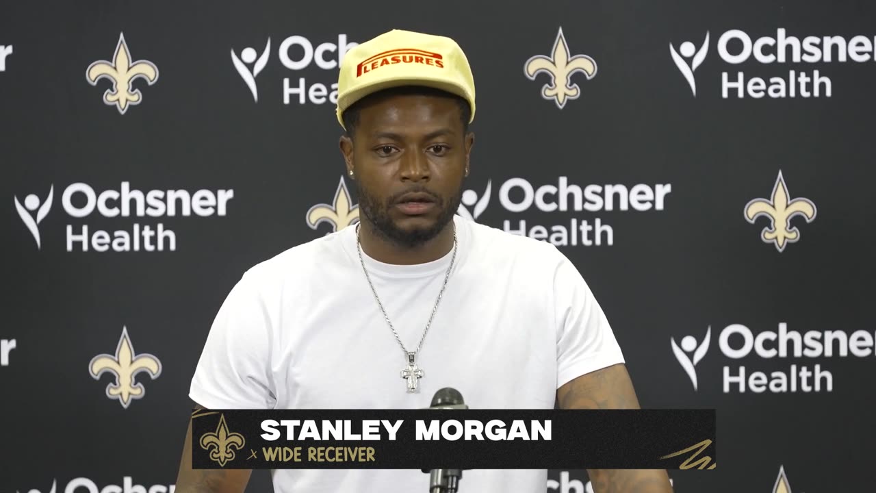 Newly Signed Wide Receiver Stanley Morgan Interview | New Orleans Saints