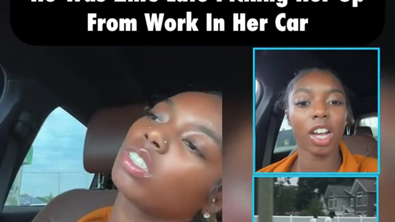 woman breaks up with boyfriend and makes him walk!