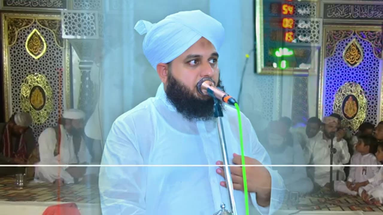 Decoration of lighting and bunting on Eid Milaad un Nabi by Peer Ajmal Raza Qadri.