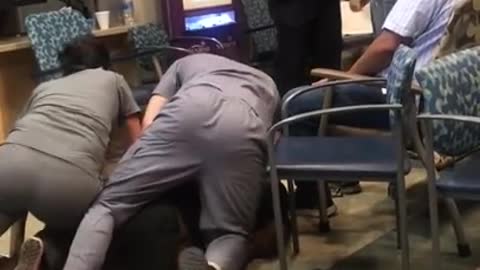 Hospital Waiting Room Altercation