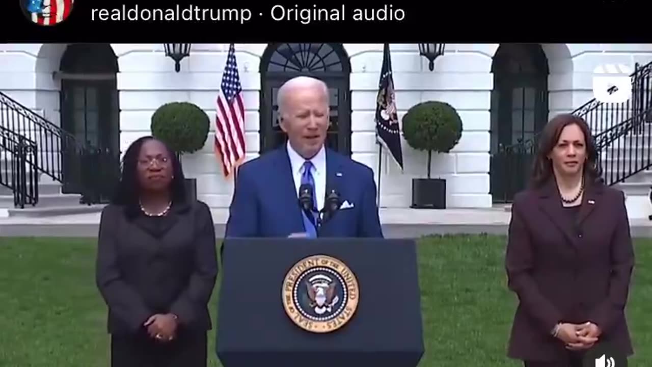 President Trump posts a 5-minute clip of Joe Biden's brain malfunctioning.