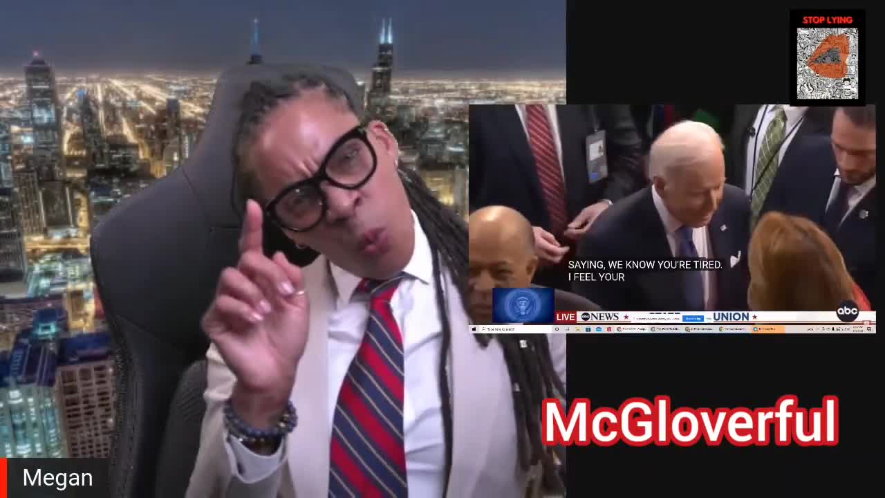 Megan spit truth He did not say one word about u black people