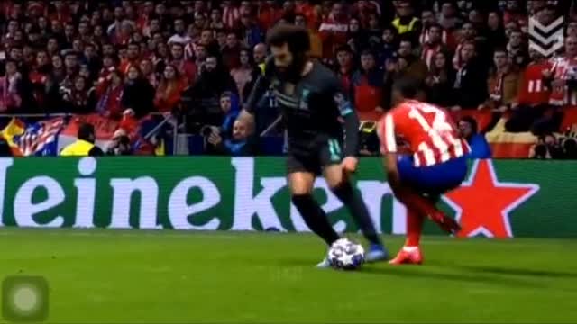Mohamed Salah and the representation of Atletico Madrid player
