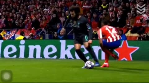 Mohamed Salah and the representation of Atletico Madrid player