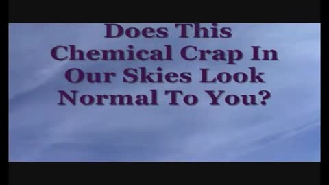 The Chemtrail Sky Is Crying - Video Sparkark made in 2014