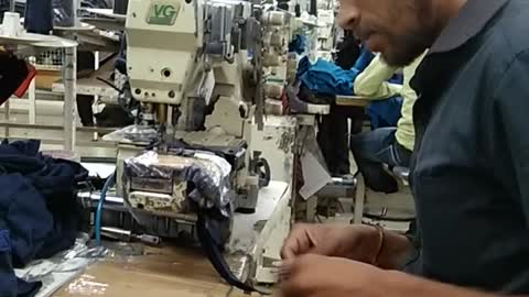 Garments factory work