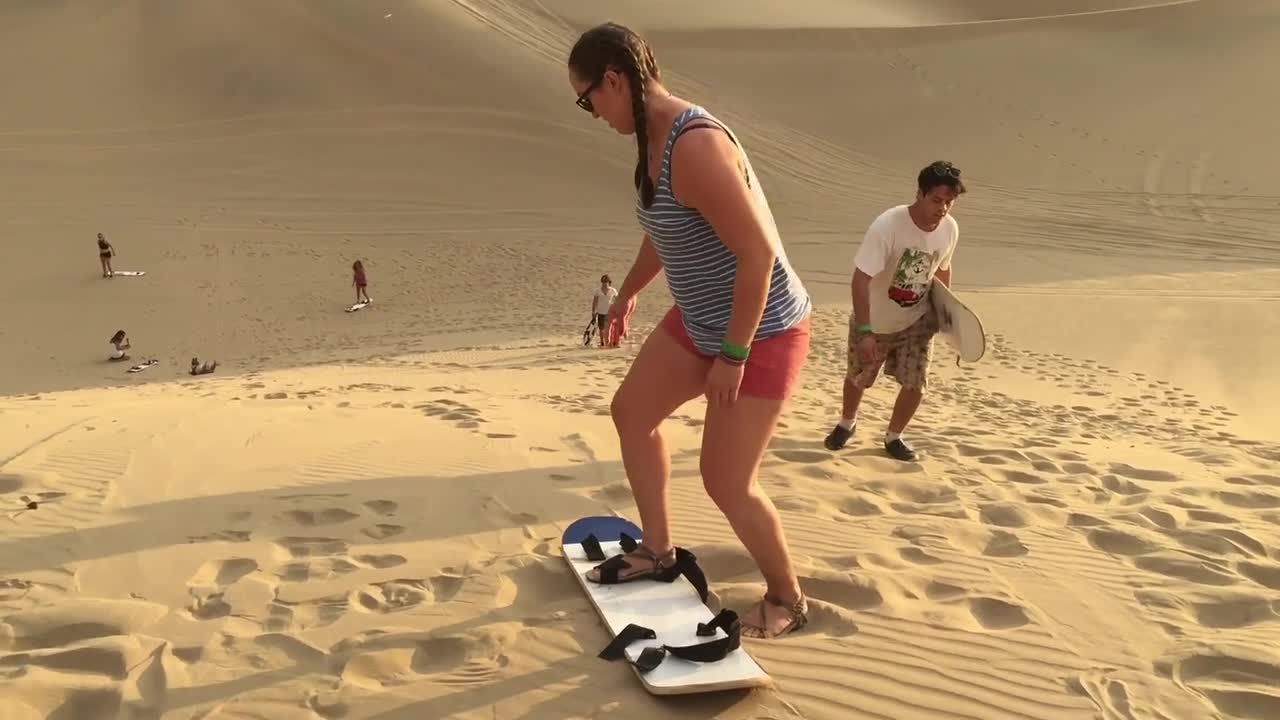 Desert skating funny video