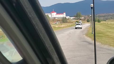 Driving by the Omni White Mountain Resort in New Hampshire