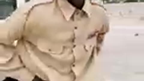 Try not to laugh police Man