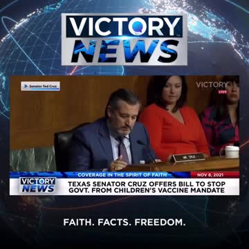 Victory News w/Mike Garofalo: Sen. Cruz signing into law NO mandated VAX for kids (11.8.21-4pm/CT)