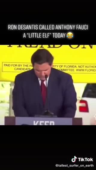 Desantis calls Fauci an elf