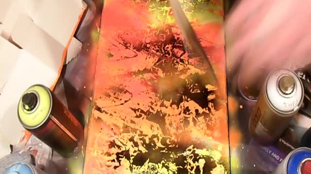 Abstract Texture - Chamat Spray Art (S02 EP10)