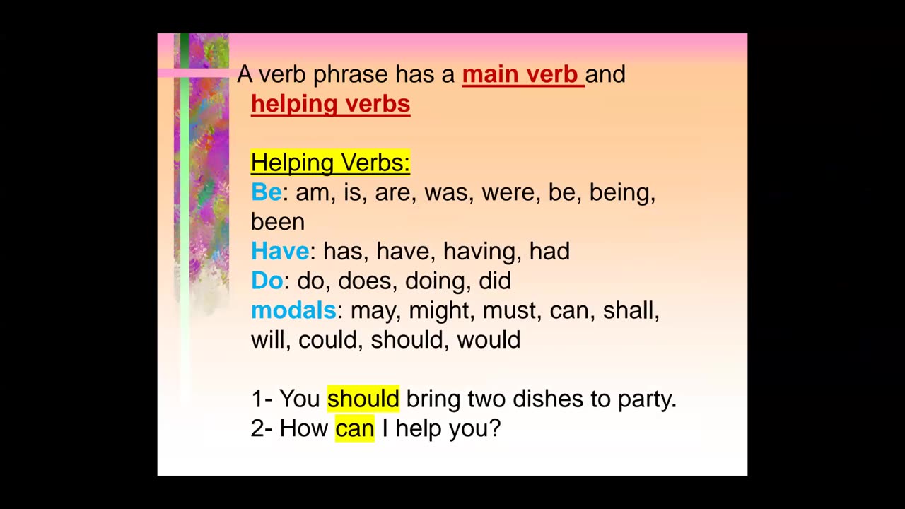 C21 Adjectives and verbs