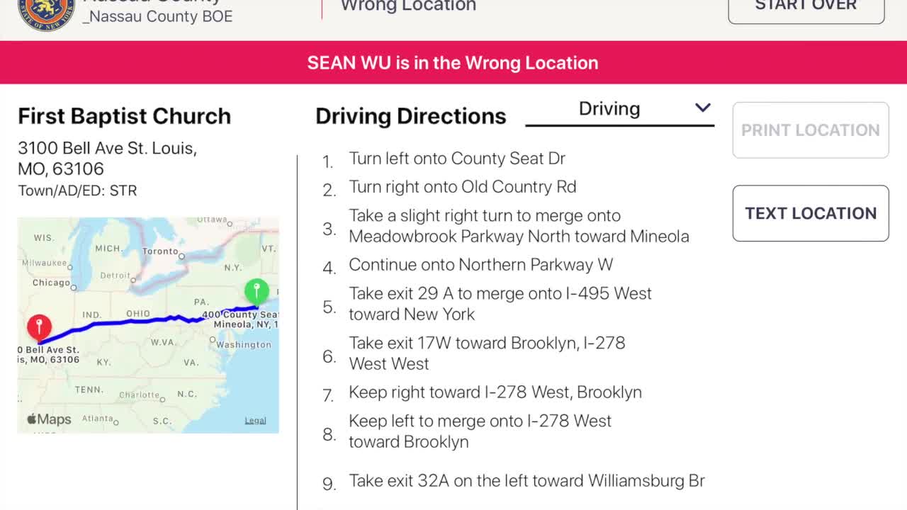NA County - General Election 2020 Using The Poll Pad