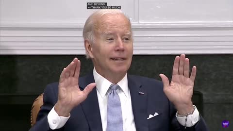 Bumbling old fool. NOT the "leader of the free world"