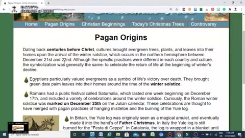 The Pagan Roots Of Christmas Trees