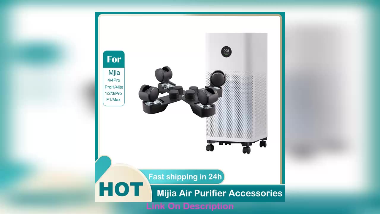 Best Seller Air Purifier Base Wheel For Xiaomi MiJia Air Purifier