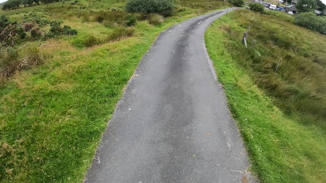 Hiking to an abandoned settlement