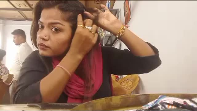 Rani makeup in Odisha.