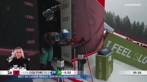 Lara Colturi renditet mes 30 më të mirave në Kupën e Botës për Ski