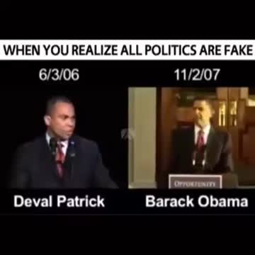 WHEN YOU REALIZE ALL POLITICS ARE FAKE
