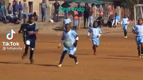 Kids back in Africa enjoying the beautiful game