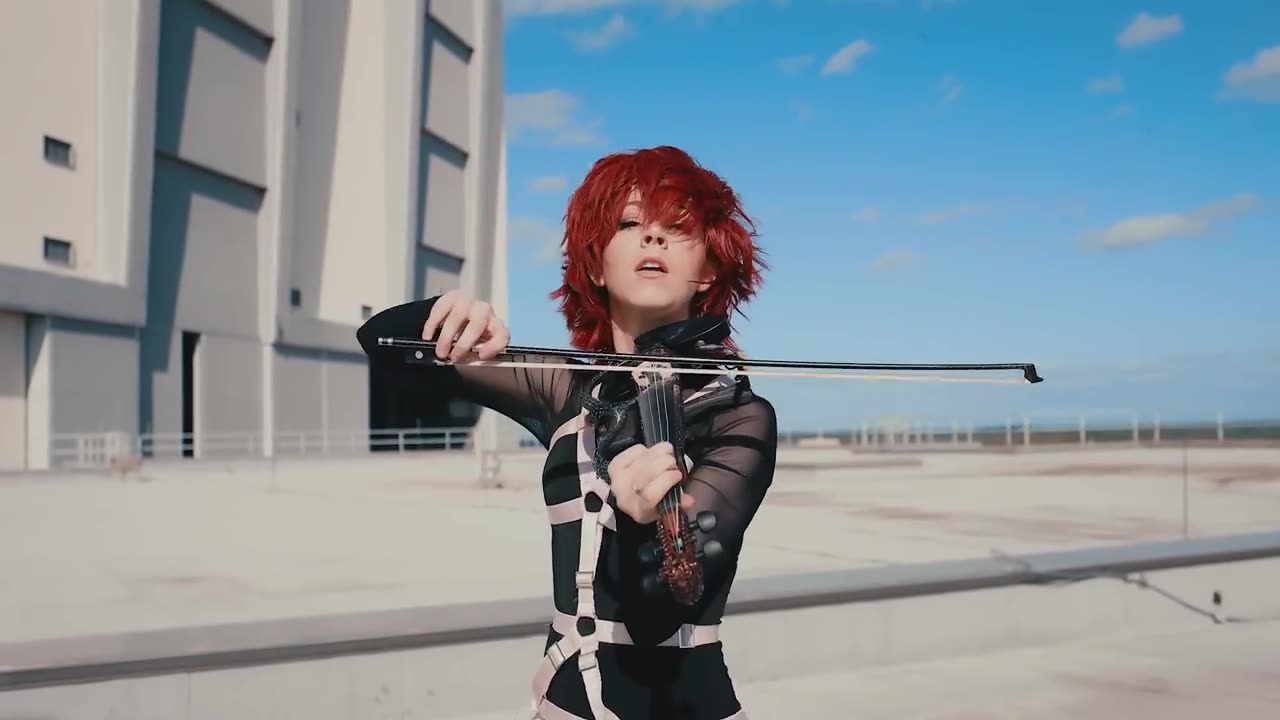 Lindsey Stirling Performs Artemis at NASA_s Kennedy Space Center