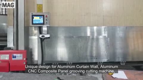 Aluminum CNC Composite Panel Cutting and Grooving Machine #aluminum #aluminumcutting #aluminumgroove