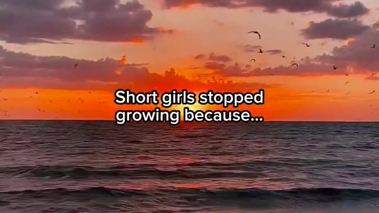 Short girls stopped growing because… #follow #facts