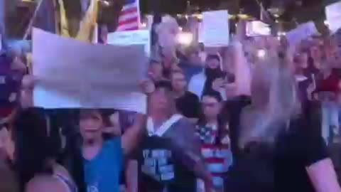 Las Vegas PROTESTING AGAINST TYRANNY "Let's Go Brandon"