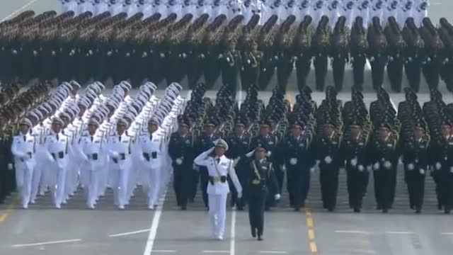 Chinese-style military parade
