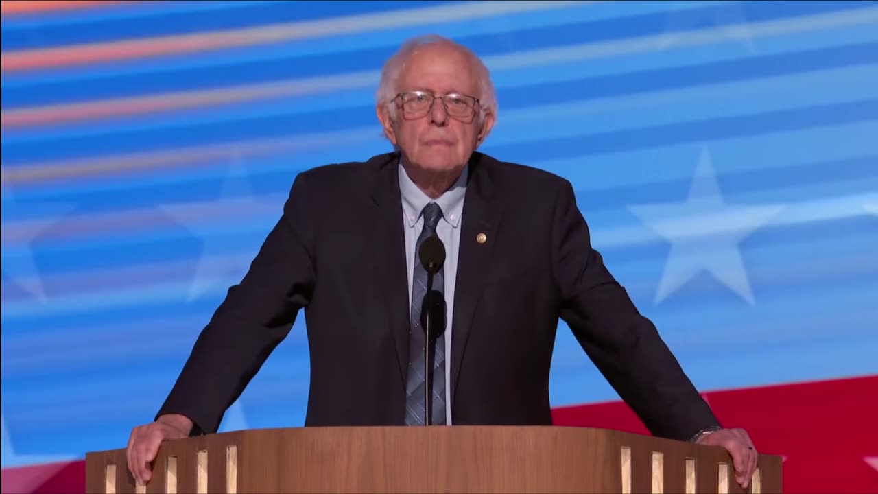 Senator Bernie Sanders Speaks at DNC (Day 2)