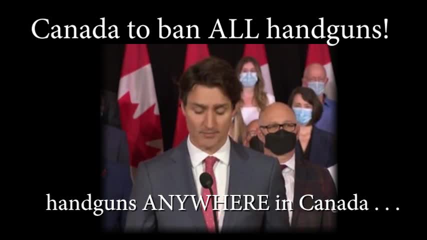 Canada introduces legislation to ban ALL handguns!