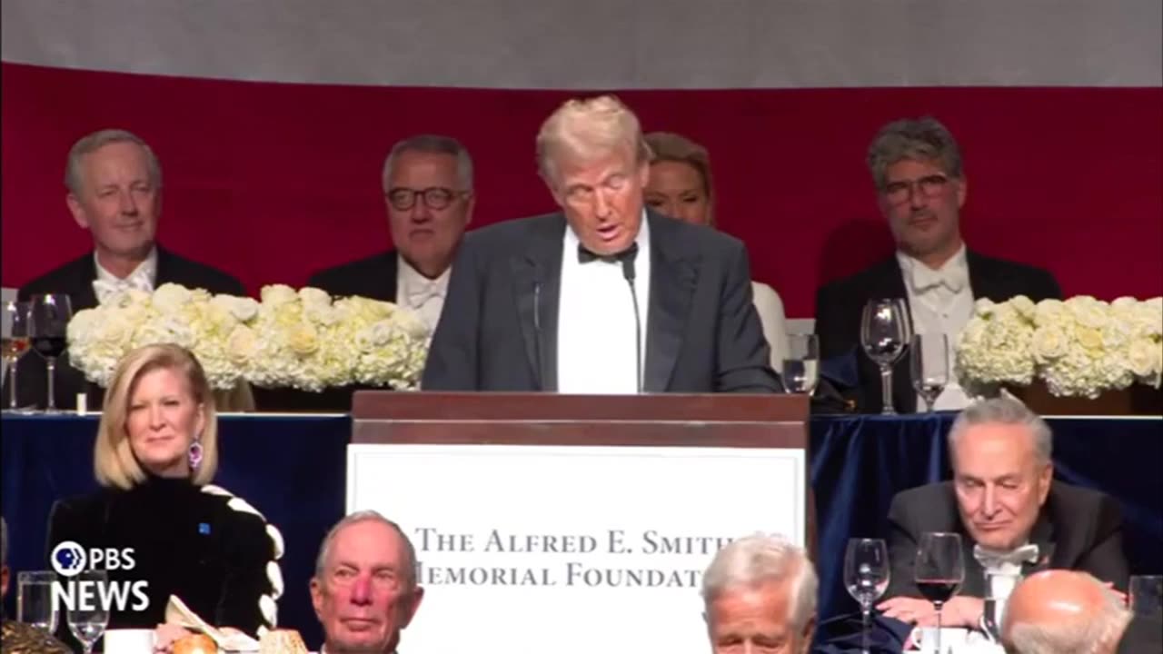 October 2024 - Trump at Al Smith Dinner - Part 1