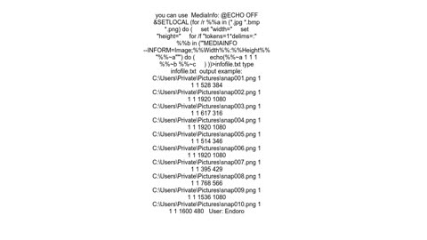 Get image file dimensions in .bat file